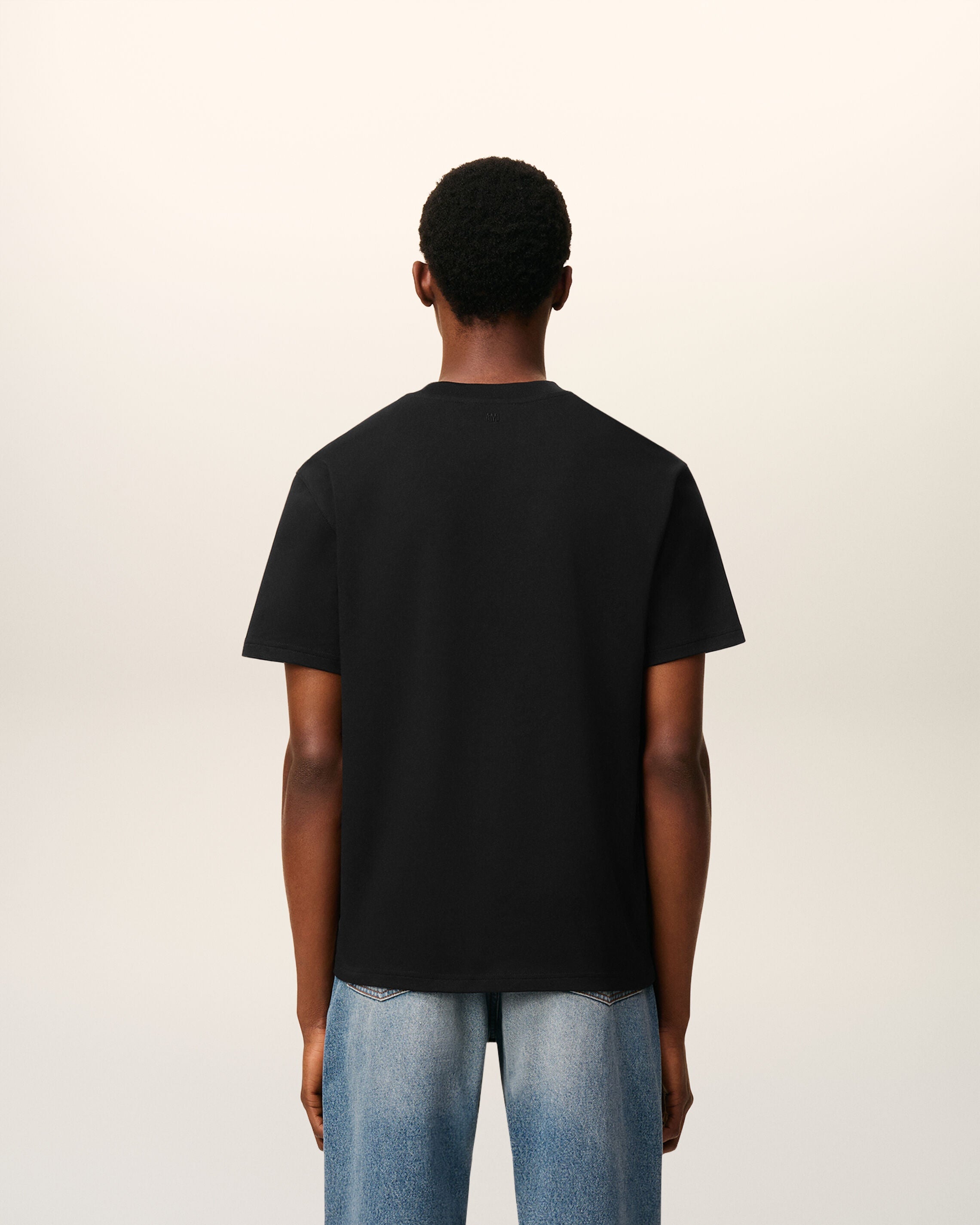 Black Organic Cotton Ami De Coeur T-shirt