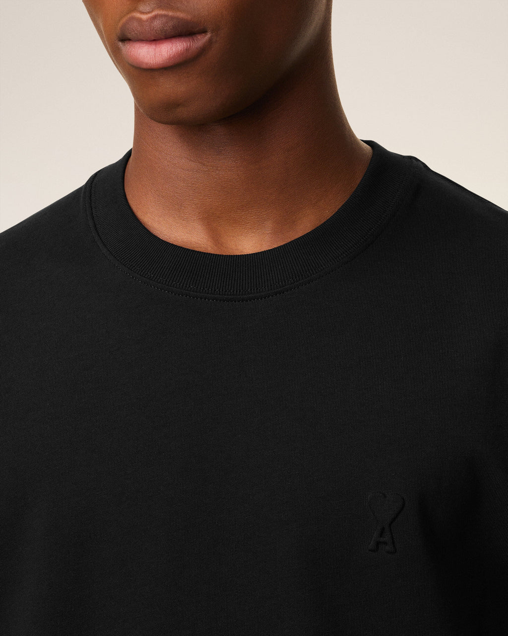 Black Organic Cotton Ami De Coeur T-shirt