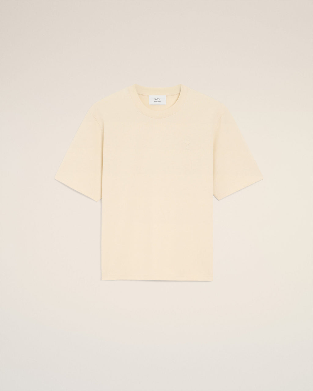 White Cotton Ami De Coeur T-shirt