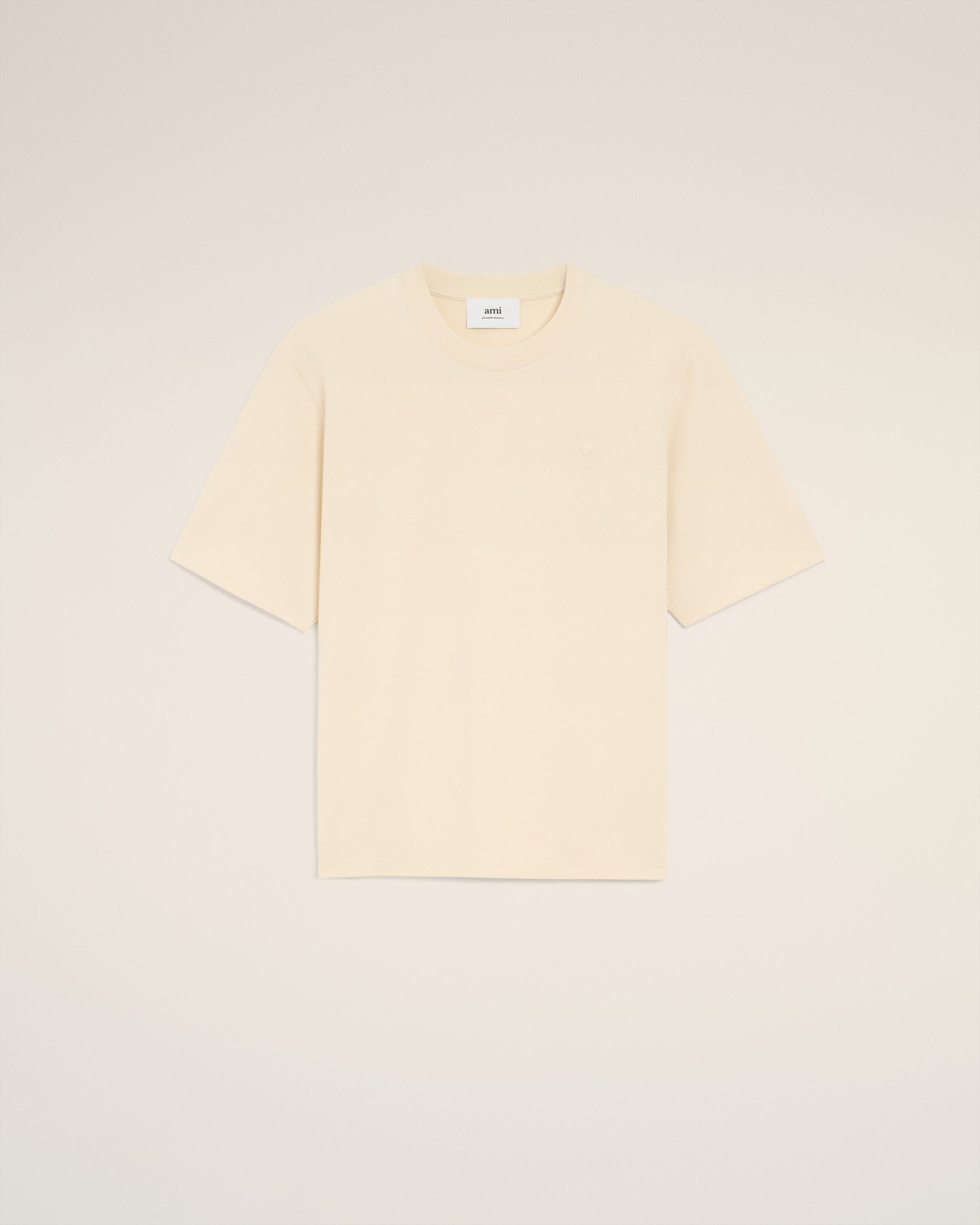 White Cotton Ami De Coeur T-shirt
