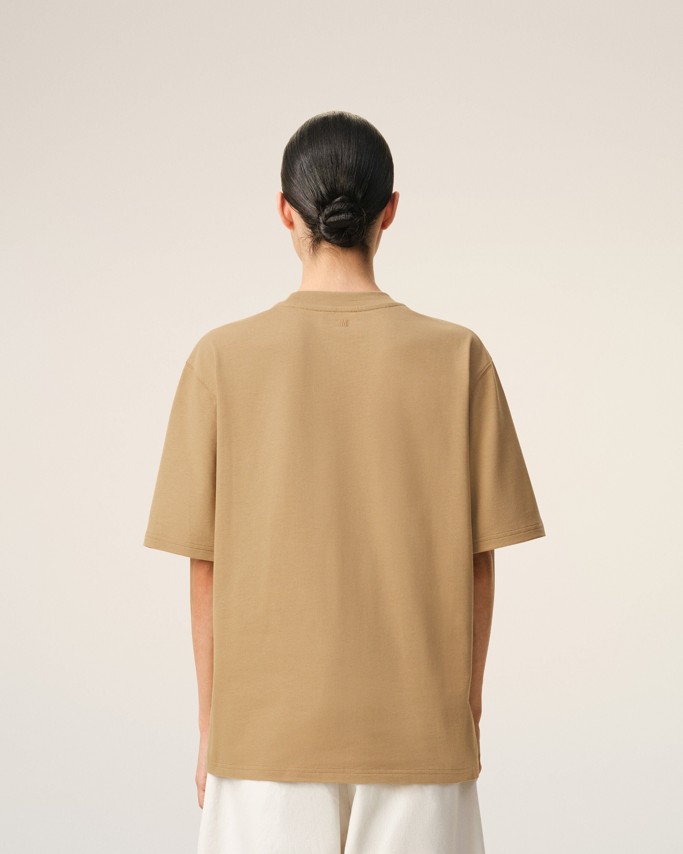 Beige Cotton Ami De Coeur T-shirt