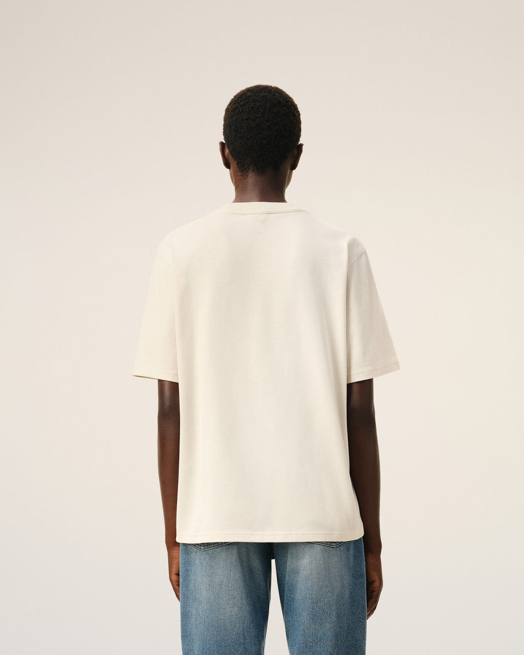 White Cotton Ami De Coeur T-shirt