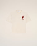 White Cotton Ami De Coeur T-shirt