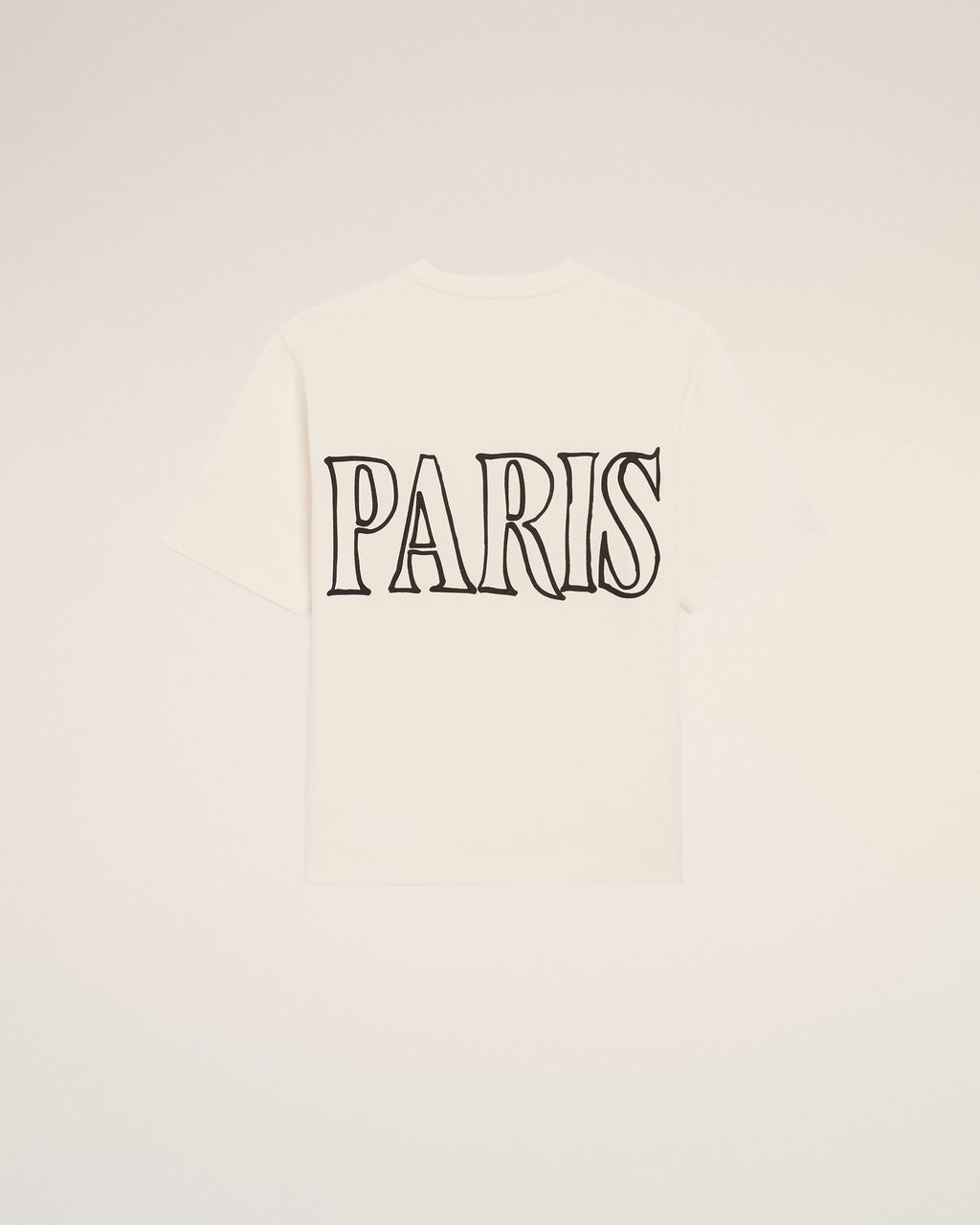 White Cotton Ami Paris Print T-shirt