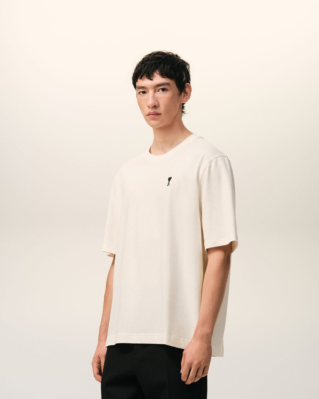 White Cotton Place Des Victoires Print T-shirt