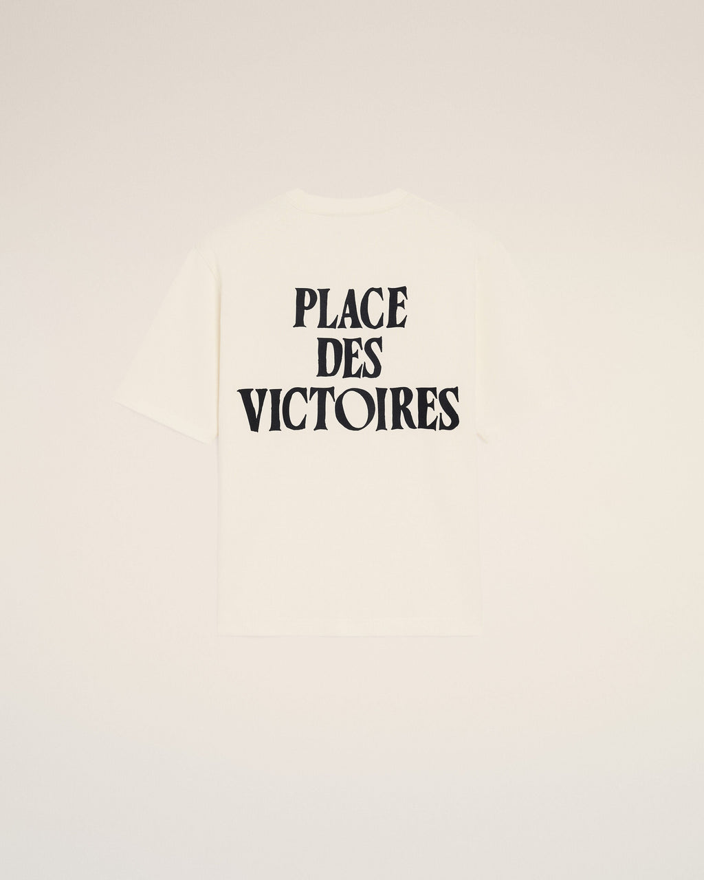 White Cotton Place Des Victoires Print T-shirt