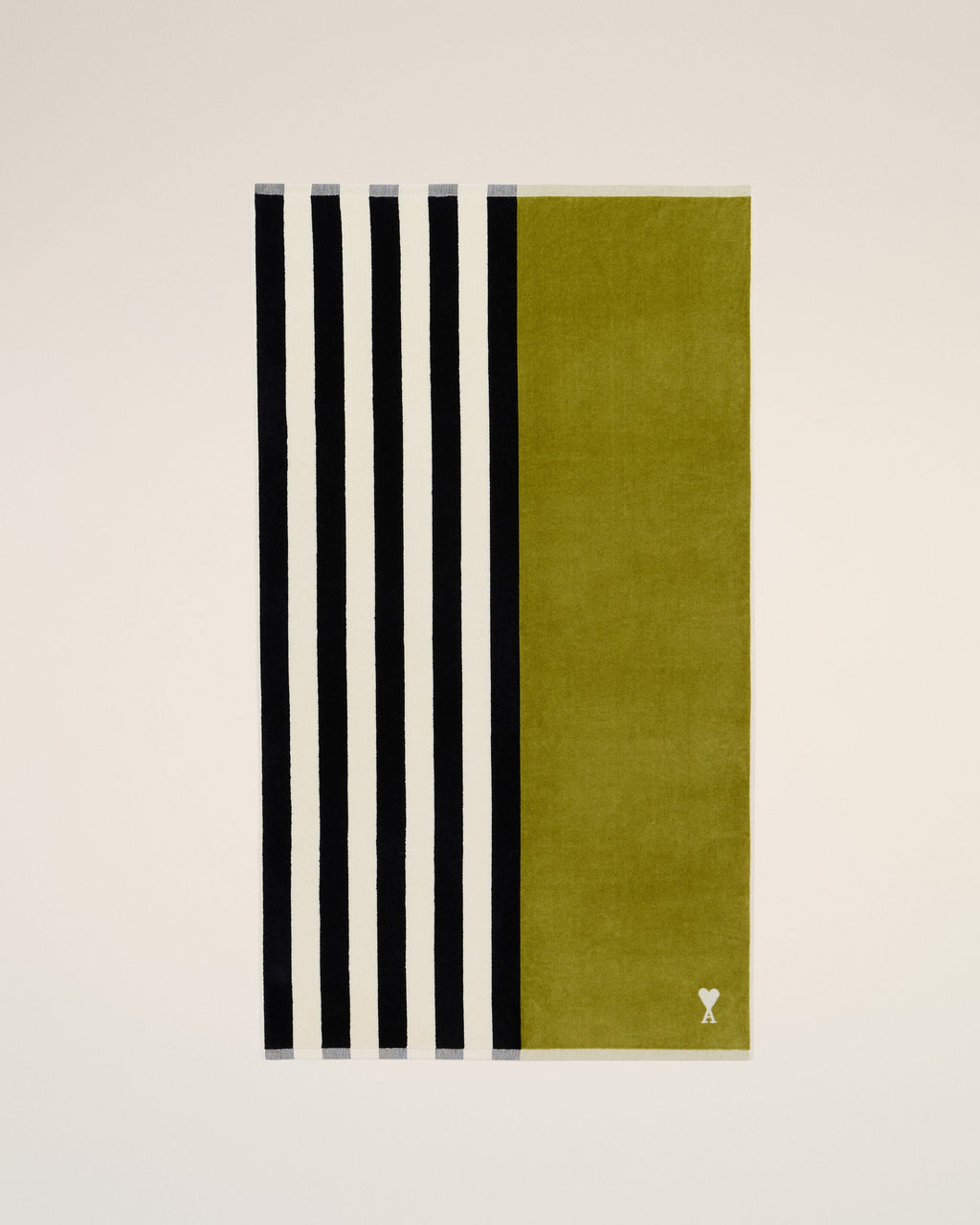 Green two tones Cotton Ami De Coeur Towel