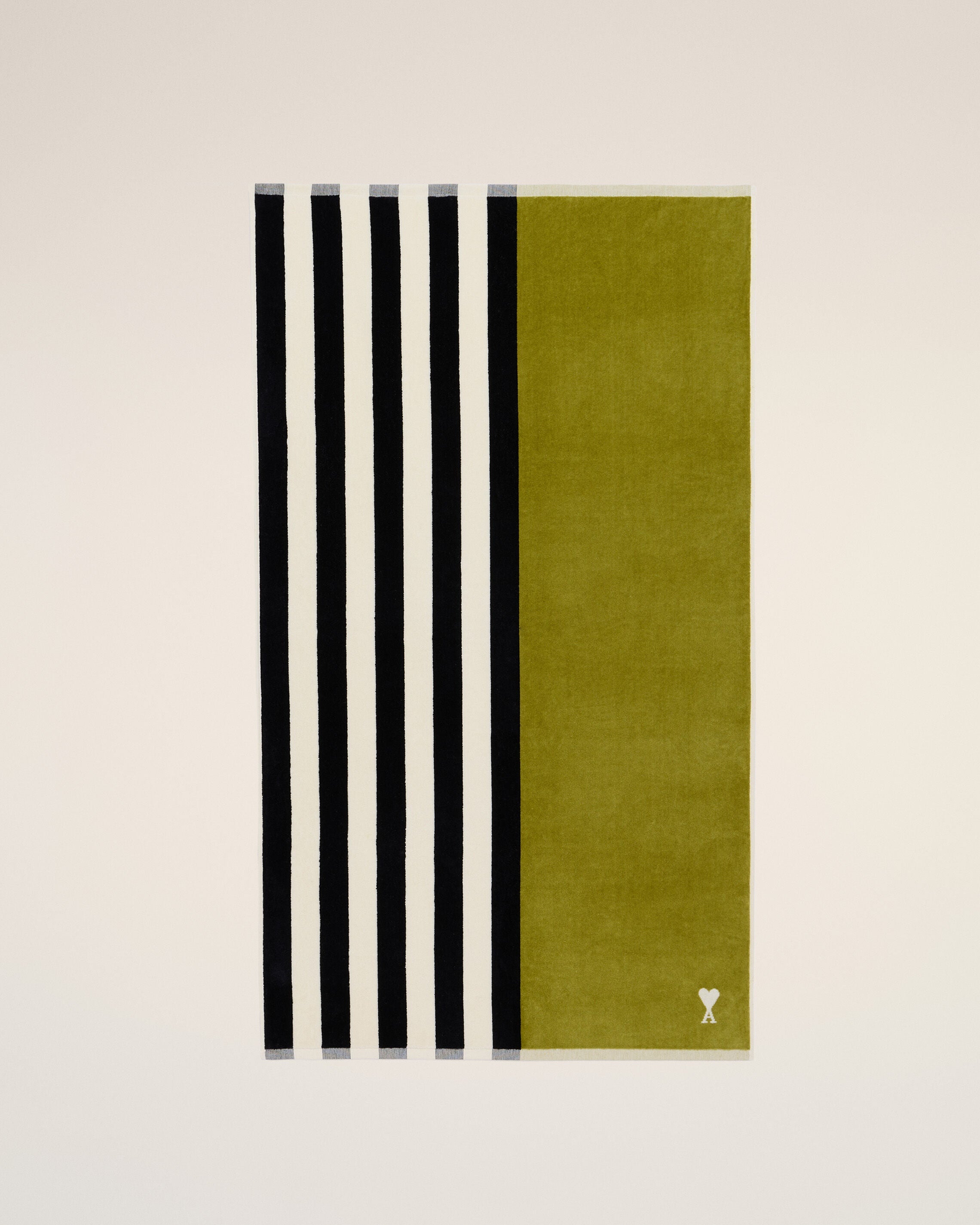 Green two tones Cotton Ami De Coeur Towel